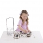 Продукт Melissa and Doug - Комплект стоманен сервиз за чай - 1 - BG Hlapeta